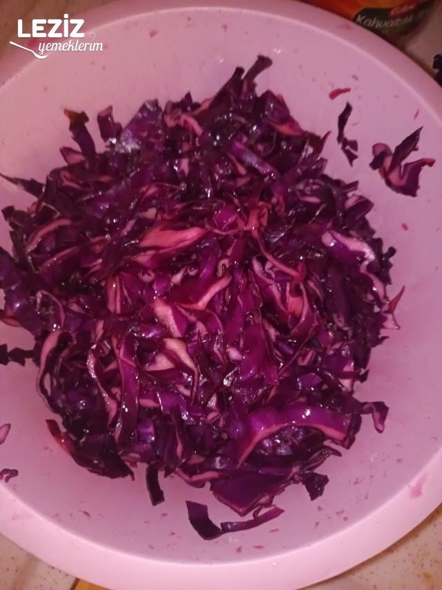 Mor Lahana Turşusunun Yapılışı