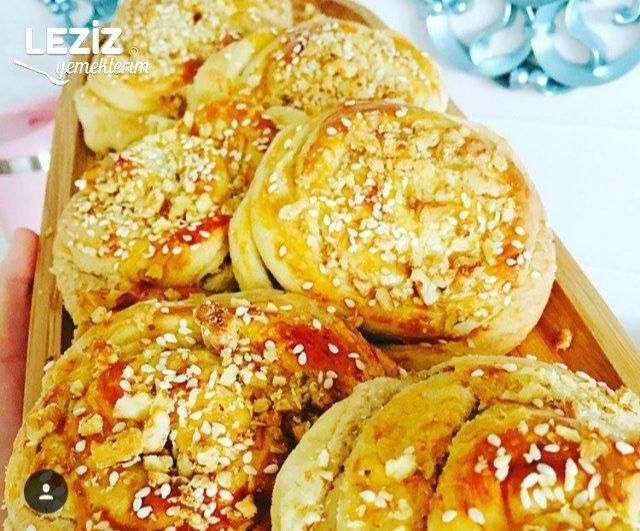 Tahinli Rulo Çörek