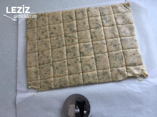 Dereotlu Tuzlu Kurabiye