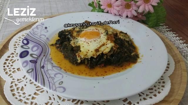 Yumurtalı Ispanak Kavurması Tarifi