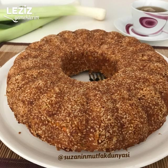 Pırasalı Mısır Unlu Kek Tarifi Leziz Yemeklerim