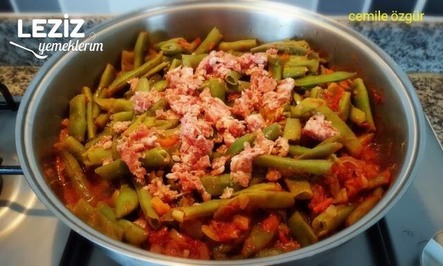 Kıymalı Taze Fasulye (Buzluktan)