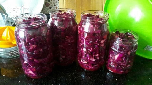 2 Günde Hazır Mor Lahana Turşusu
