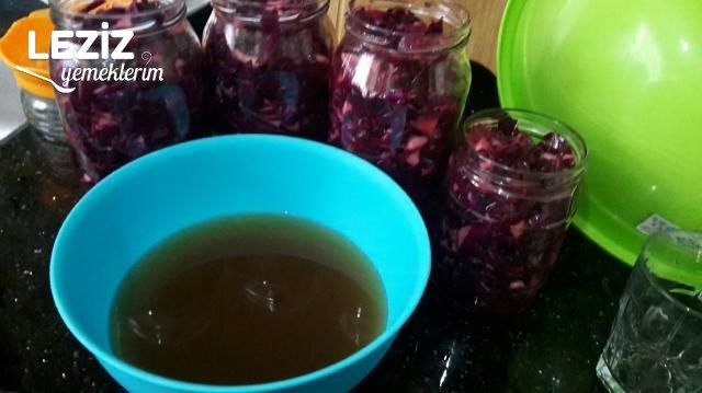 2 Günde Hazır Mor Lahana Turşusu