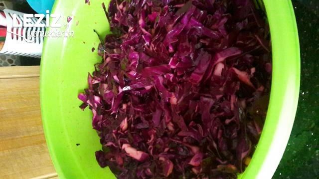 2 Günde Hazır Mor Lahana Turşusu