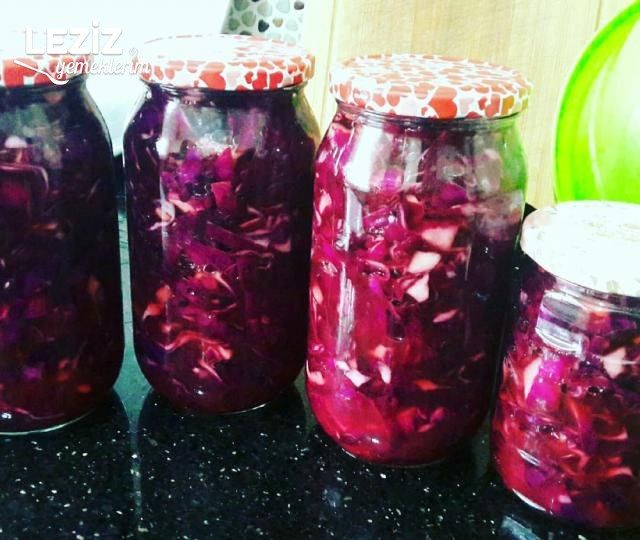 2 Günde Hazır Mor Lahana Turşusu