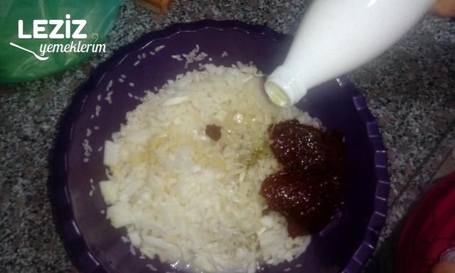 Dolma İçi Hazırlanışı