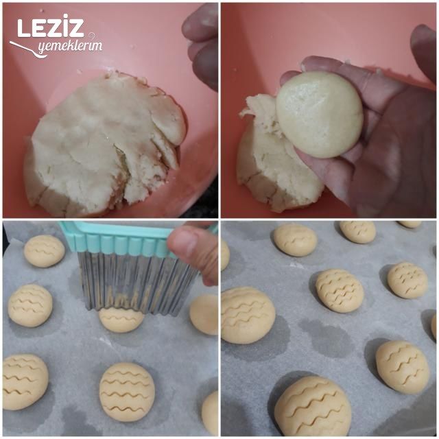 Krem Santili Tırtıklı Kurabiye