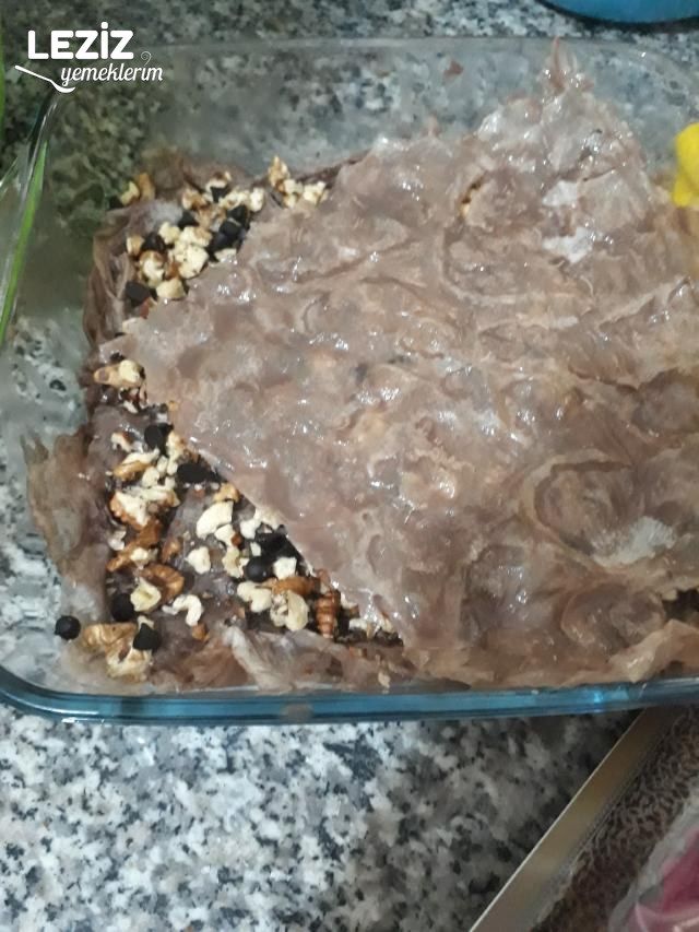 Çikolatalı Güllaç Tarifi (Aşama Fotoğraflı)