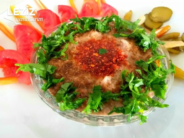 Hatay Usulü Bakla Ezmesi Mezesi