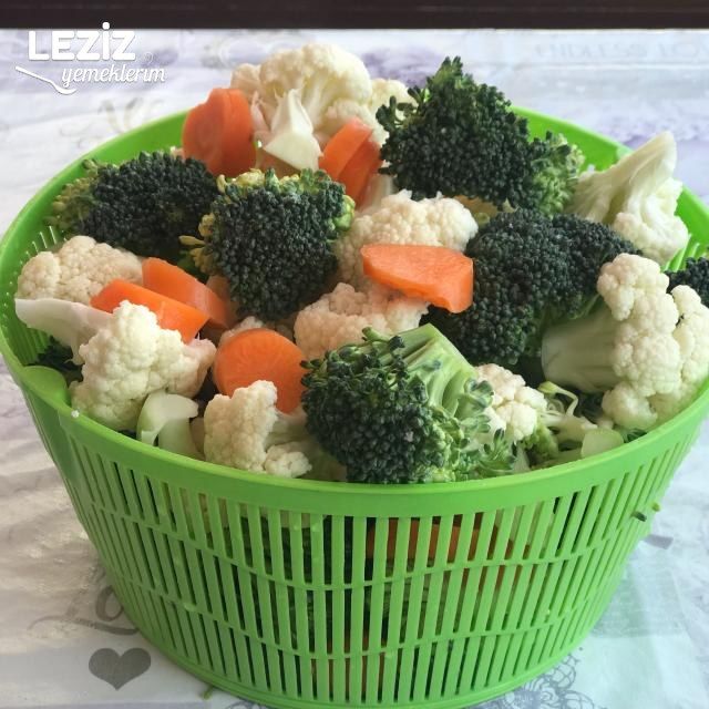 Fırında Karnabahar Ve Brokoli