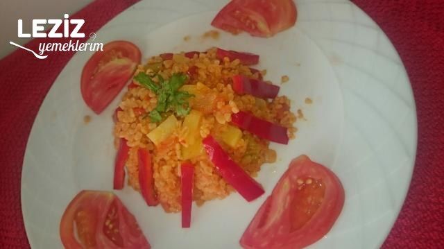 Sebzeli Bulgur Pilavı Yapımı
