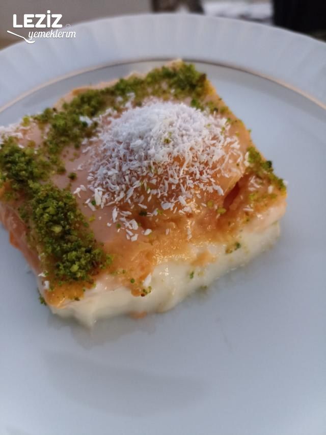 Taze Kayısılı Komşu Duymasın Tatlısı Tarifi