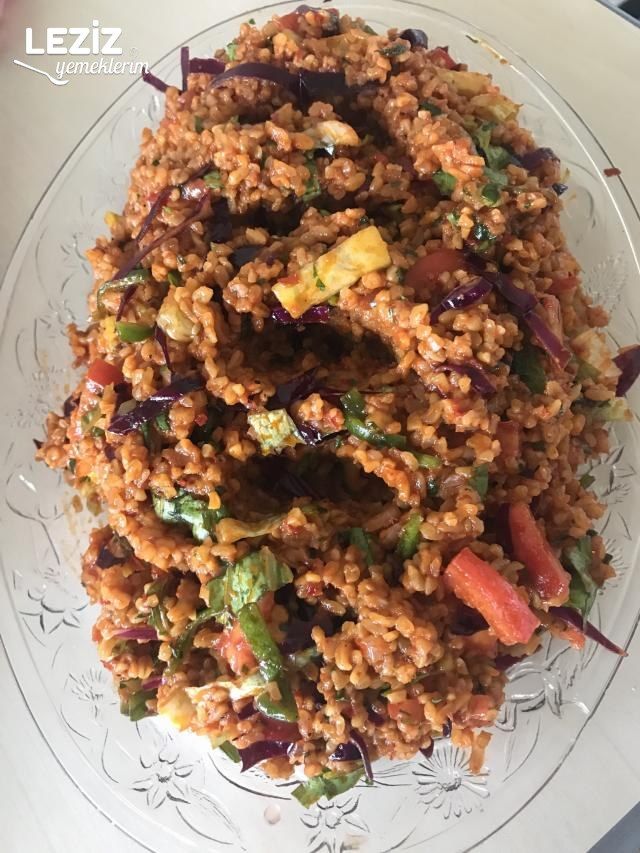 Kısır (Pilavlık Bulgur İle Gaziantep Kısırı)