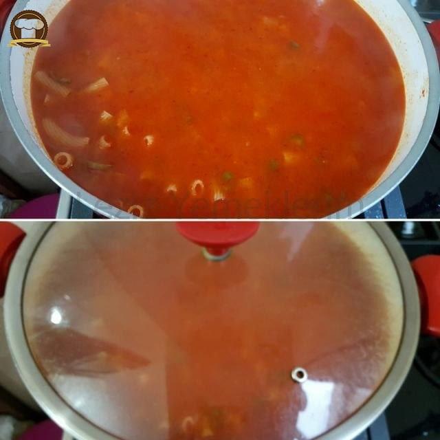 Acı Soslu Demleme Makarna Tarifi