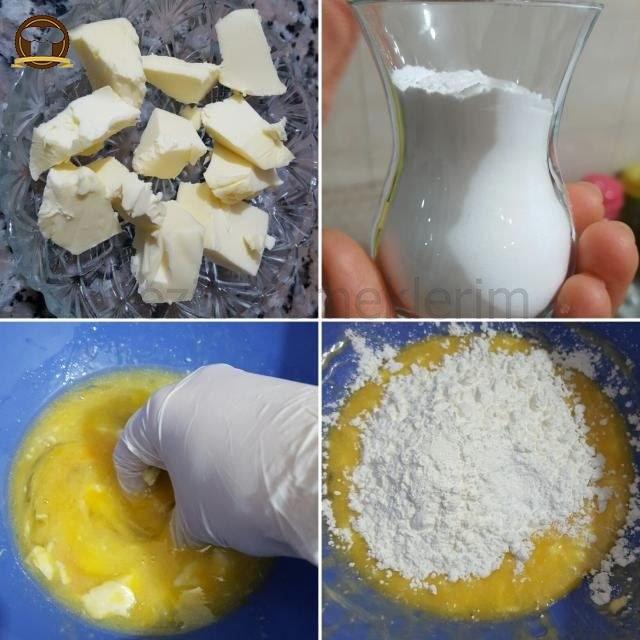 Pratik Ağızda Dağılan Tırtıl Kurabiye Leziz Yemeklerim