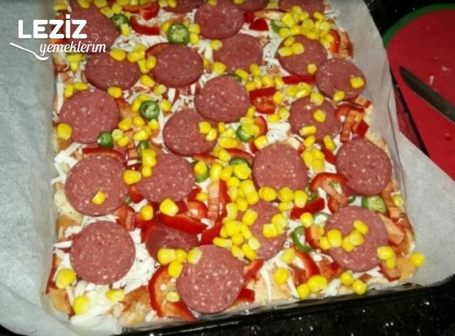 Bayat Ekmek Pizzası (Pazar Kahvaltısına)