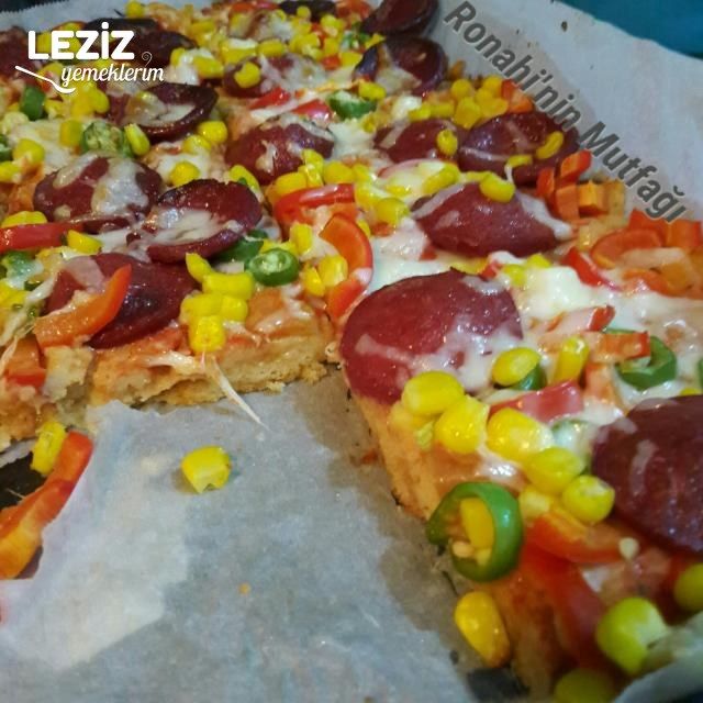 Bayat Ekmek Pizzası (Pazar Kahvaltısına)