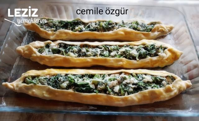 Ispanaklı Pide Tarifi