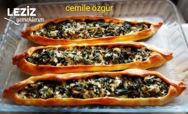 Ispanaklı Pide Tarifi