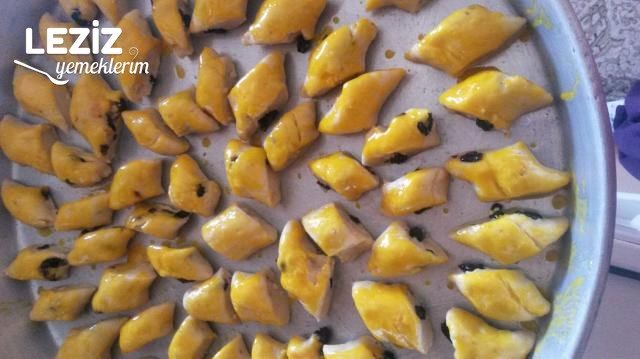 Üzümlü Limon Kokulu Kurabiye