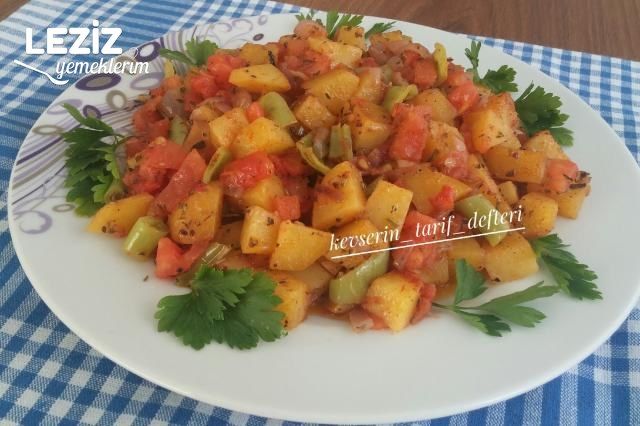 Kahvaltıya Enfes Sebzeli Patates