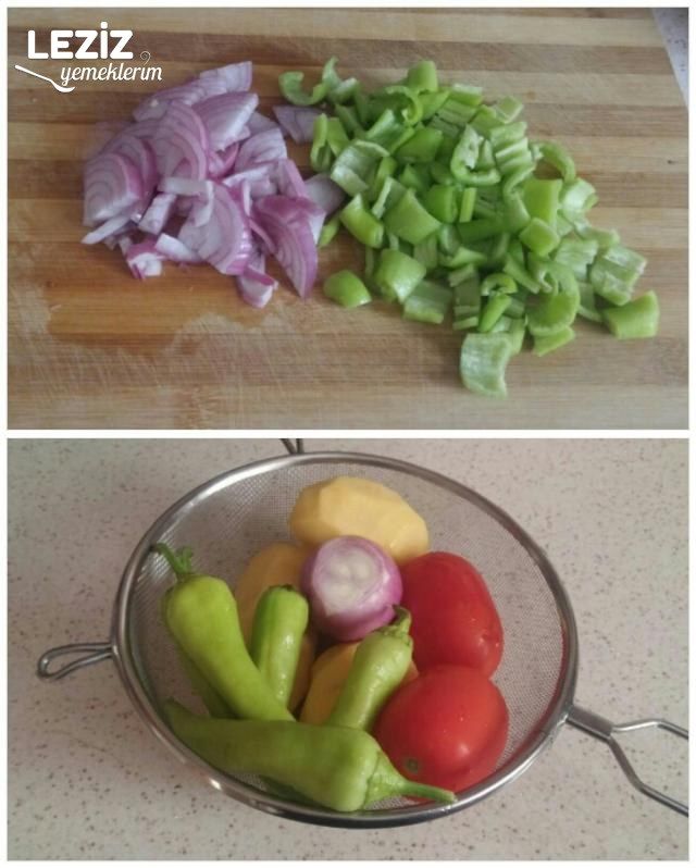 Kahvaltıya Enfes Sebzeli Patates