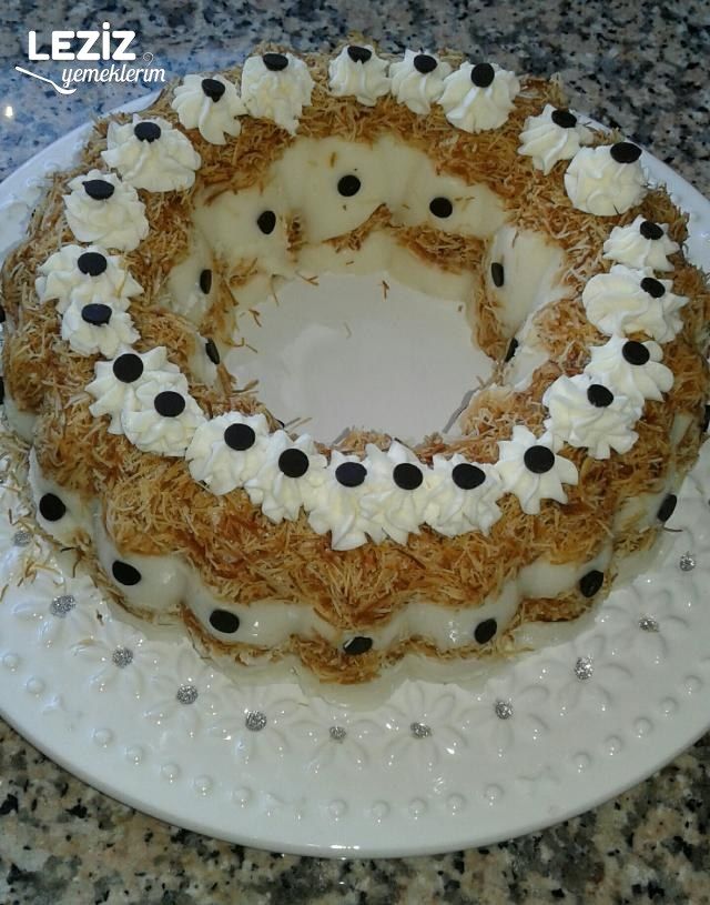 Kadayıflı Muhallebi Tarifi (Nefis)