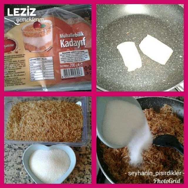 Kadayıflı Muhallebi Tarifi (Nefis)
