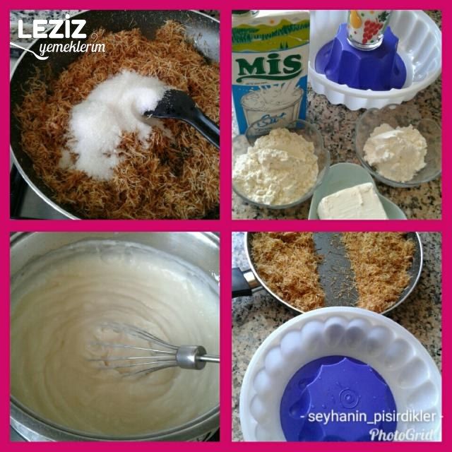 Kadayıflı Muhallebi Tarifi (Nefis)