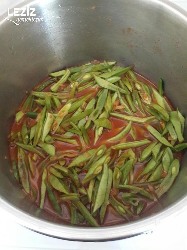 Düdüklüde Taze Fasulye Yemeği