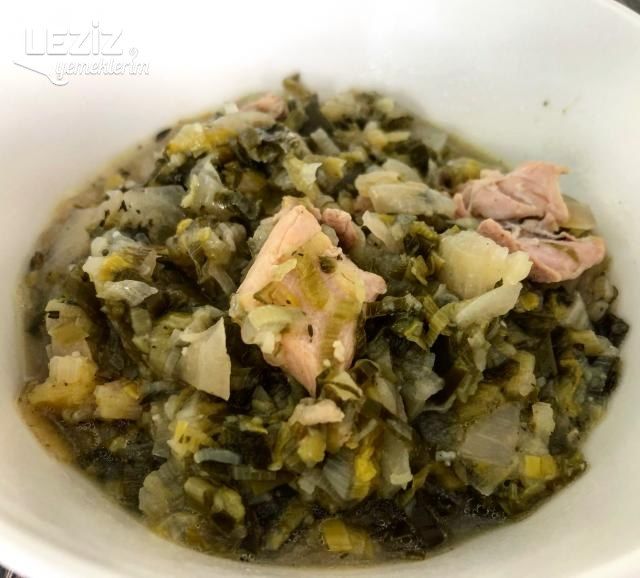 Tavuklu Pırasa Yemeği