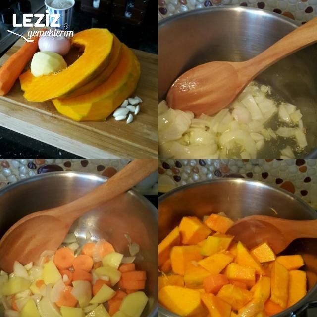 Sütlü Kabak Çorbası Yapılışı