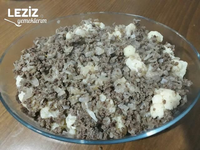 Beşamel Soslu Kıymalı Karnabahar