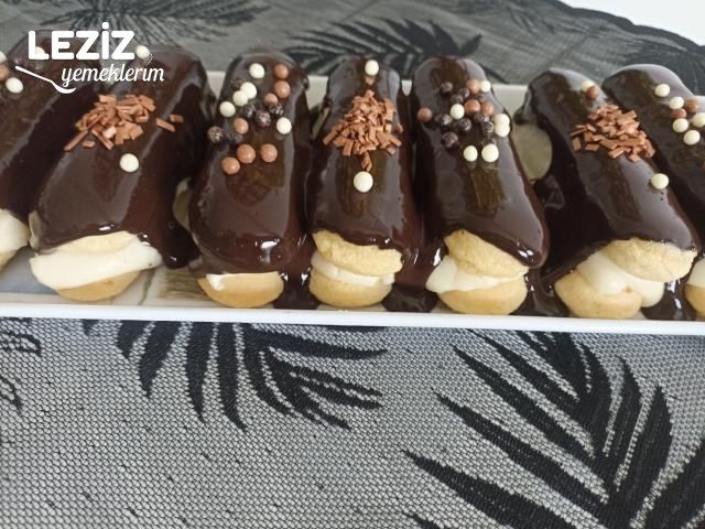 Pratik Kedi Dili Ekler Pasta Tarifi