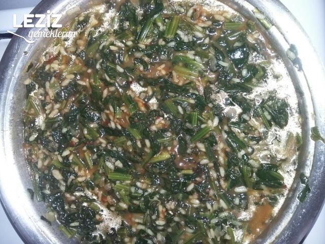 Pirinçli Ispanak Yemeği Tarifi