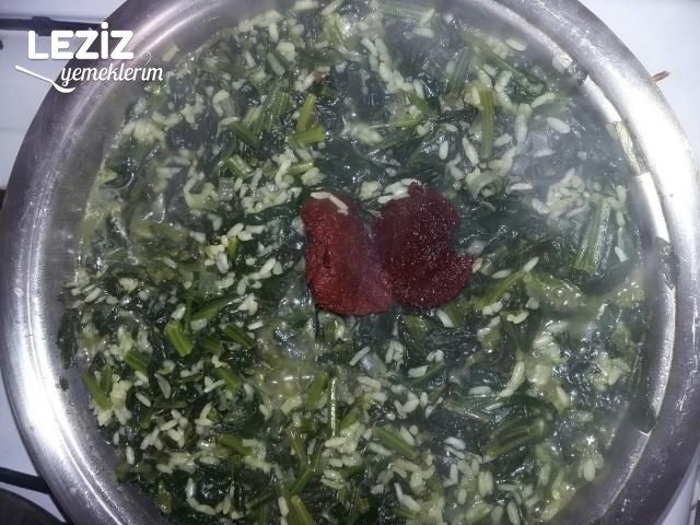 Pirinçli Ispanak Yemeği Tarifi