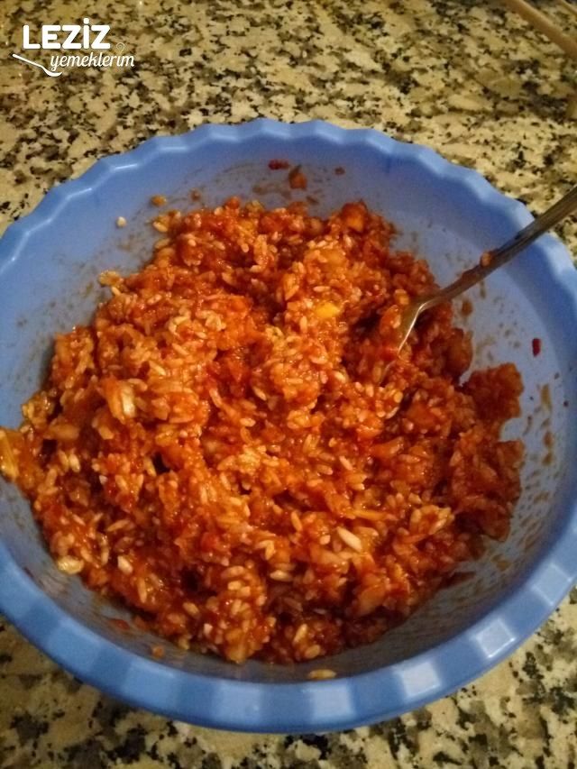 Enfes Zeytinyağlı Biber Dolması