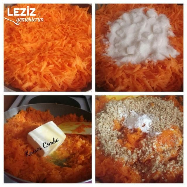 Havuçlu Mozaik Pasta (Harika Lezzet)