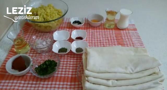 Patatesli Gül Böreği (İster Pişir İster Buzluğa Koy)