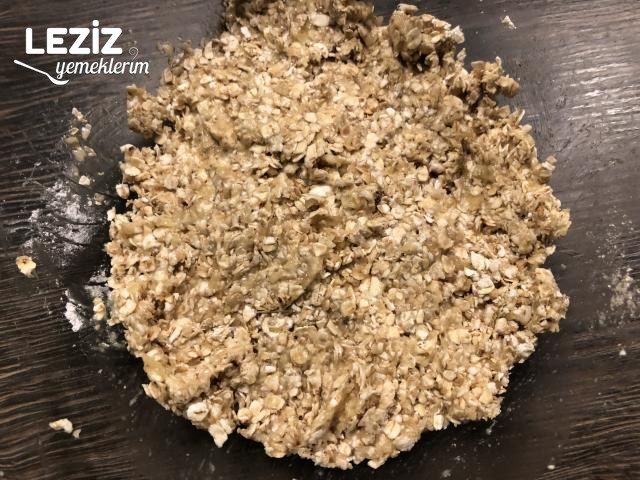 Yulaflı Mini Kurabiyeler (Sağlıklı, Diyet Atıştırmalık)