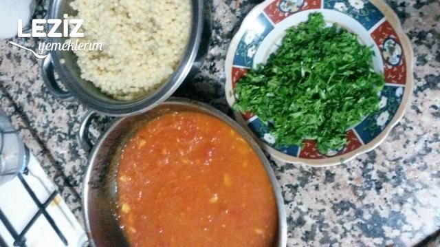Domates Soslu Kuskus