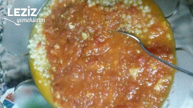 Domates Soslu Kuskus