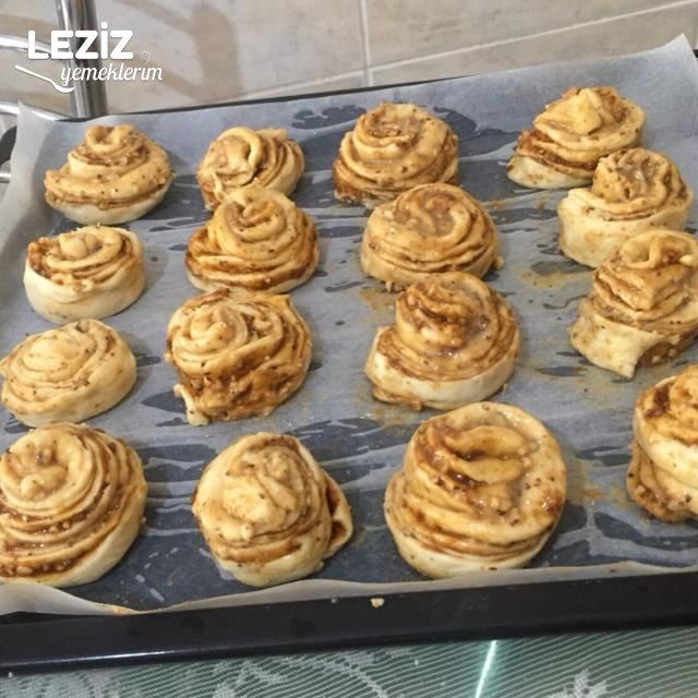 Tahinli Çörek Tarifi (Aşama Aşama Anlatım)