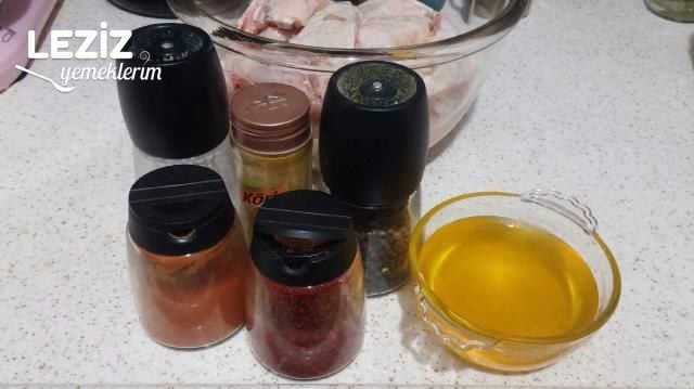 Fırında Ballı Tavuk Kanat Patates