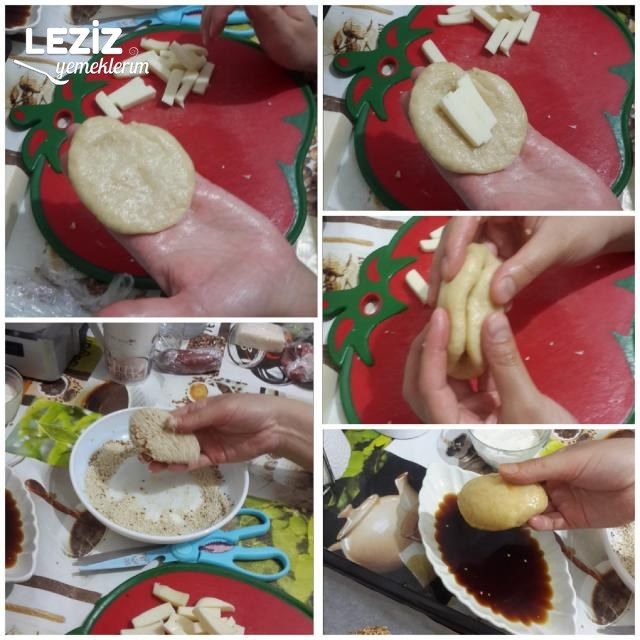 Simit Poğaça (Kaşar Ve Sucuklu)