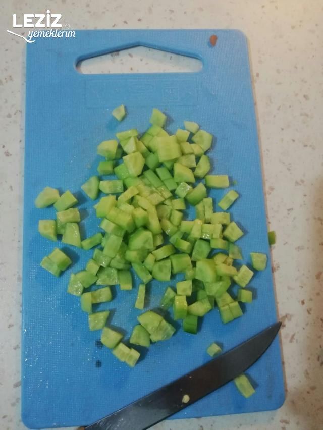 Çoban Salata Yapılışı