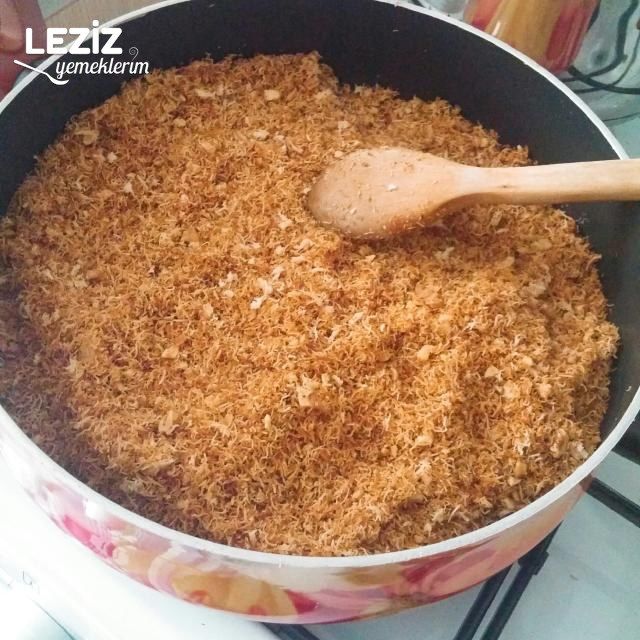 Muhallebili Kadayıf Yapılışı