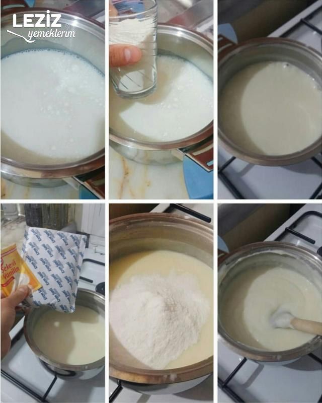 Muhallebili Kadayıf Yapılışı