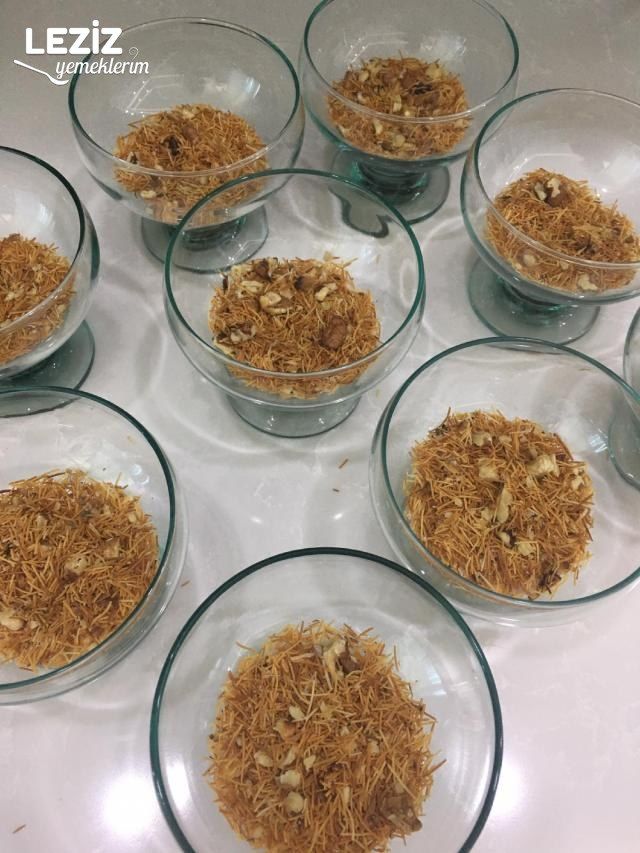 Kadayıflı Sütlü Muhallebi